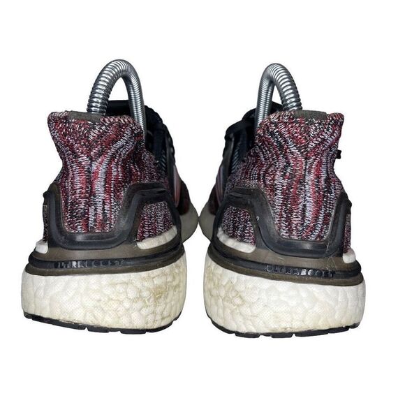 Adidas UltraBoost 19 "Black Multi" Core Black/Glow Blue/Hi-Res Coral Womens Size - Picture 6 of 9